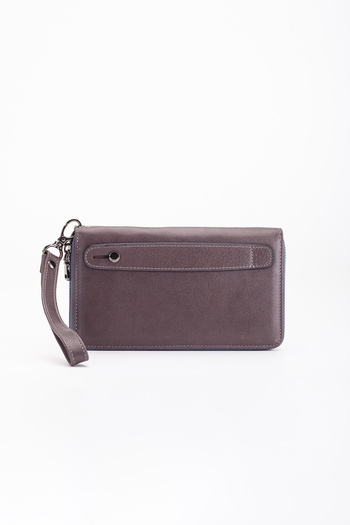 Niki Leather Modric Шкіряна сумка-портфель на блискавці з замком