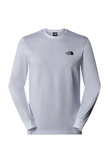 THE NORTH FACE Ανδρικό λευκό μπλουζάκι - L/S BOX NSE, NF0A87NNFN41