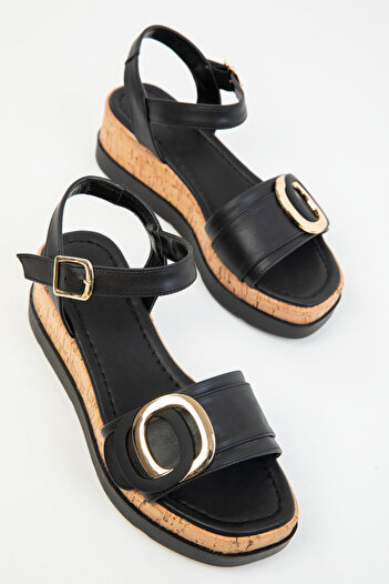 SOHO Women's Black Sandals 20332