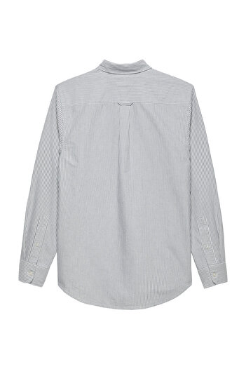Tommy Jeans Чоловічий синій оксфорд в тонку смужку Gomlek Tjm DM0DM20668