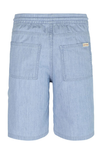 Calvin Klein Pantaloni scurți LIGHT AZUR CHAMBRAY