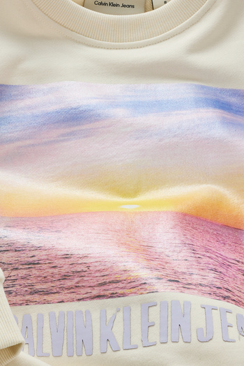 Calvin Klein SUNSET GRAPHIC TERRY SWEATSHIRT