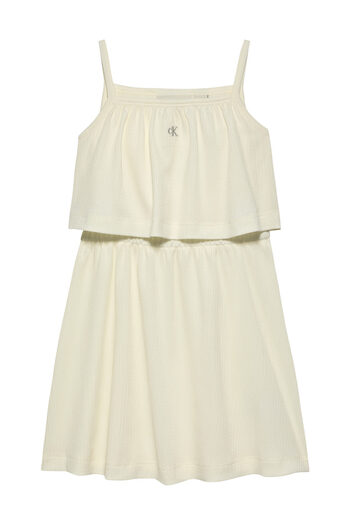 Calvin Klein Crinkle Layered Tank Dress