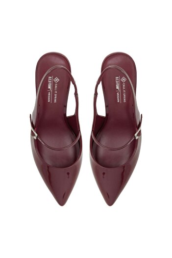 Call it Spring Coquettte Burgundy Women's Heeled Shoes