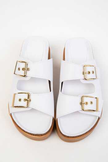 SOHO White Women's Slippers 20327