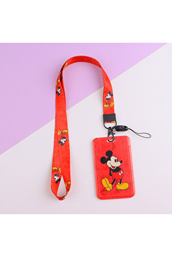Choice Disney Minnie Card Holders Lanyards Girls Door Card Case Hanging Rope Badge Holder Neck Strap Bus...