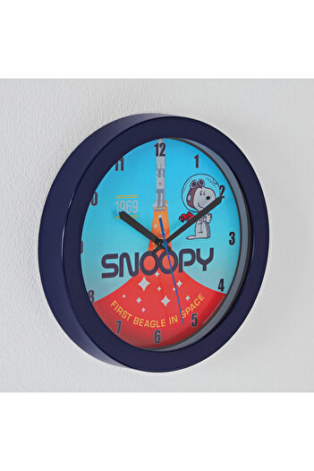 erorex Snoopy Peanut Print Wall Clock - 24x24 cm