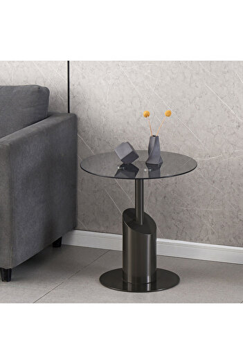 erorex Fedrick Glass Top End Table