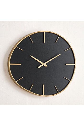erorex Emir Metal Modern Wall Clock - 59x4x53 cm
