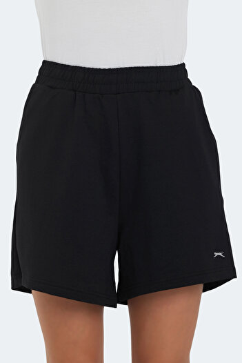 Slazenger Vikenti Women's Black Shorts with Pockets
