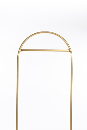 Fec Reklam Butik Stil Oval Askılık Konfeksiyon Askılığı Altın Renk Askılık Gold Elbise Askılığı Ayaklı Askılık