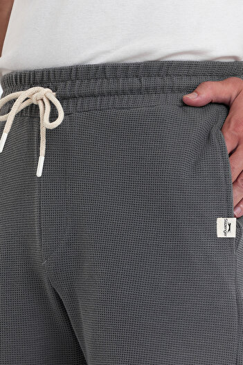 Slazenger VALERI I Erkek Cepli Koyu Gri Şort