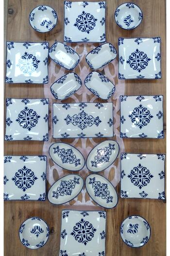 Borser Nettle Model 21 Piece Breakfast Set for 8 Persons