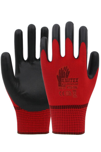 SİHİRLİ AYAKLAR Red Work Gloves Labor Gloves Construction Garden Gloves No:10 XL