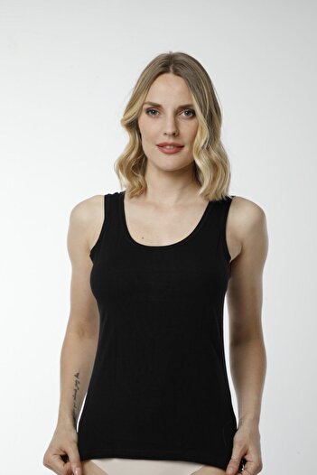 Hmd 2462 Licra Lez Lace Women's Athlete T-Shirt - Black