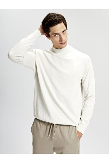 LC Waikiki Half Turtleneck Long Sleeve Men's Knitwear Sweater
