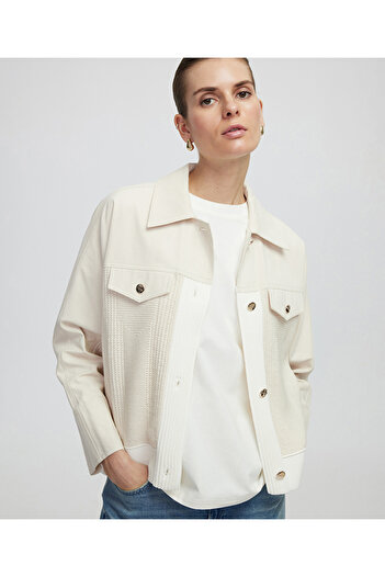İpekyol Knitwear and Non Denim Mix Jacket