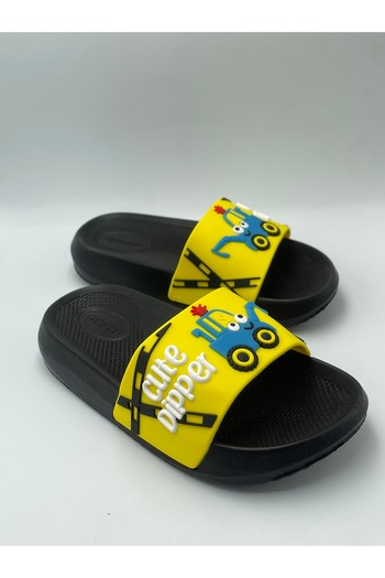 GEZER Boy's Slippers. Non-Slip Sea Beach Pool Bathroom Garden Boy's Slippers