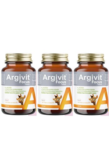 Argivit Focus 30 Tablets 3 Pieces