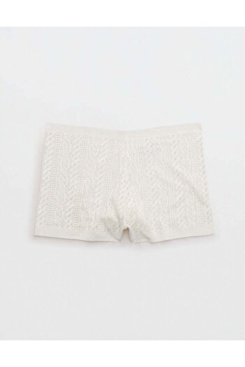 AMERICAN EAGLE Aerie Cable Lace Boyshort Underwear