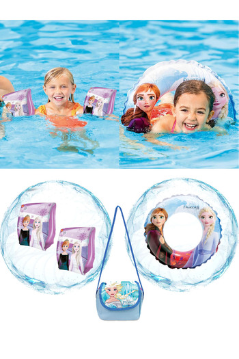 Yeşil Oyuncak Frozen Elsa 3-6 Years Old Swimming and Oversleeve with Carry Bag