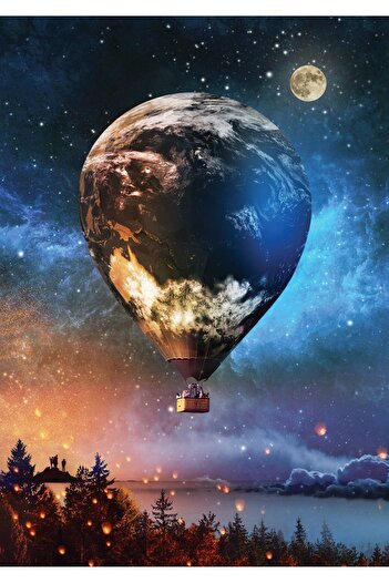 Art Puzzle Journey to the Moon 1000 Piece Neon Puzzle