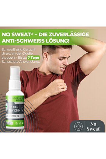 No Sweat 2 pieces No Sweat Antiperspirant Spray 50ml - Extra strong, 7 days protection against sweating x2