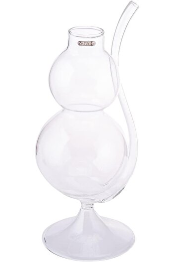 AKDC D/Wall Coffee Glass L(8CM) XW(8CM) XH(20CM) Transparent