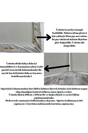 Coperta Home 6m² Sponge Elastic Carpet Cover