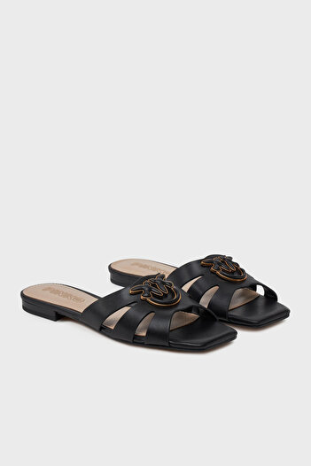 PİNKO Pinko Logo Window Slippers Sd0313 Z99