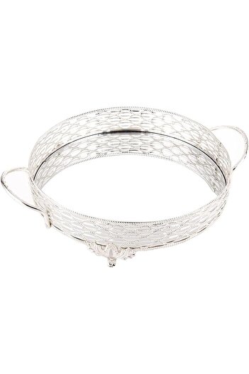 AKDC Zeyve Mirror Tray L(25CM) XW(25CM) XH(7CM) Multicolour