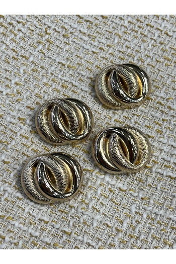 ODDA TASARIM ATÖLYESİ M.A.S.S.I.M.O Knot Model Gold Color Knot Set 3cm