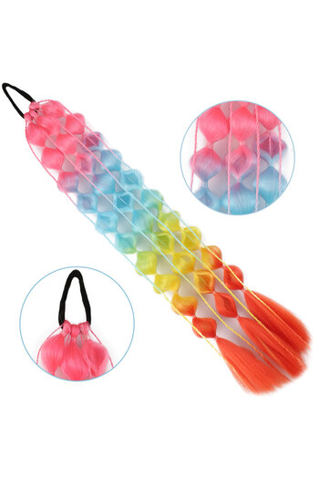 KONAK PERUK Balloon Braided Elastic Ponytail - Acm16