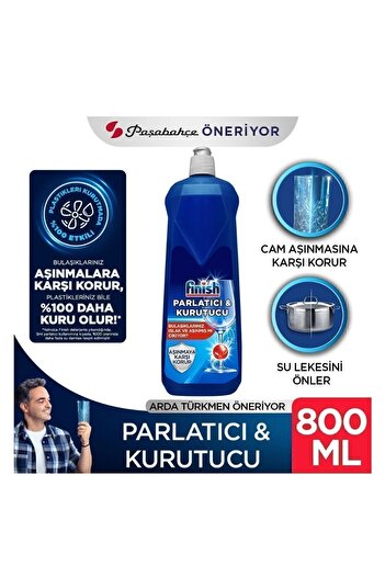 Finish 1.5 KĞ BULAŞIK MAKİNESİ TUZU 4 ADET + 800 ML PARLATİCİ KURUTUCU