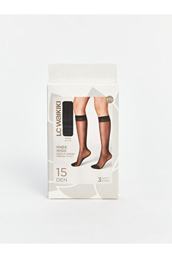 LC Waikiki Lcw Dream 15 Denier Women's Knee Socks 3 Pack