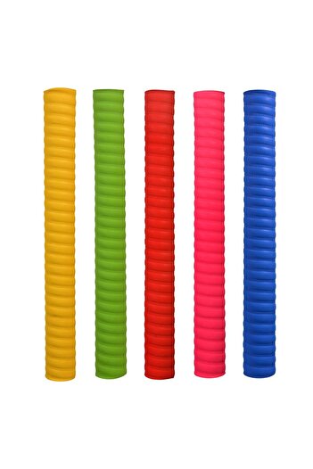 DSC Coil Colored Cricket Bat Grip | Pack of 1 |  Rubber | Enhanced Control| Comfortable Fit