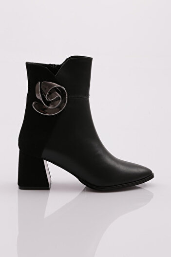 DGN Women's Heeled Boots Black 342313539