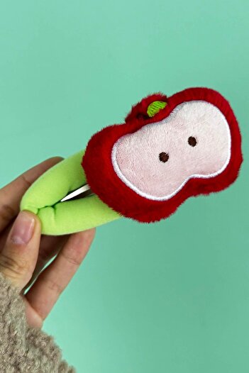 TAKIŞTIR Red and Green Color Apple Figured Side Buckle