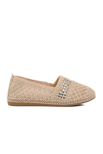 Pierre Cardin Cream Knitted Knitwear Women's Ballerina Pc-54570 Z