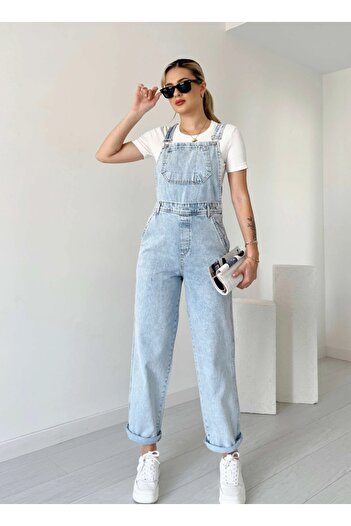 POLANGEL Salopetă din denim - Blue Snow Y.