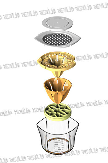 Yenilig 4-in-1 Citrus Juicer with Grater – Practical Solution for Lemons, Oranges, Grapefruits