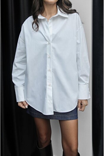 Havoş White Milos Poplin Shirt