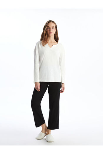 LC Waikiki Women's Pajama Bottom with Elastic Waist