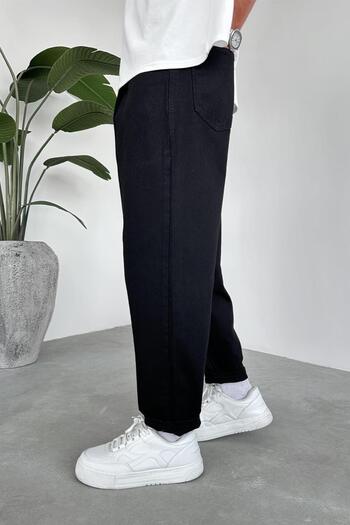 HAFKAGİYİM Black Balloon Fit Trousers