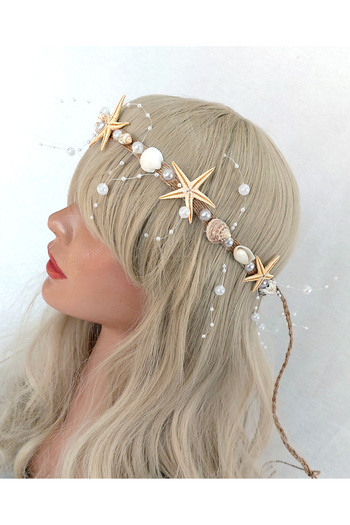 HA&NA Starfish Crown, Pearl Crown, Bridal Crown, Maternity Crown, Outdoor Shooting Crown, Festival Crown