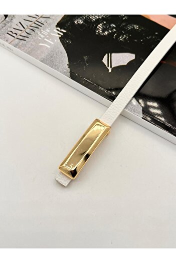 MODAM HİFA Thin Buckle Women's Belt Trouser Belt Dress Belt Shirt Belt Coat Belt