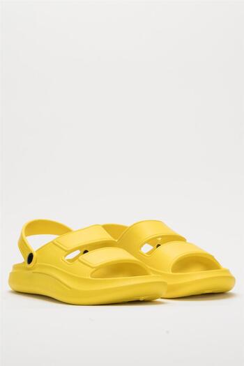 Liger Unisex Ortopedik Deniz Havuz Terliği Sandalet SARI