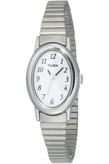 Timex Women's T21902 Cavatina Silver-Tone Expansion Band Watch