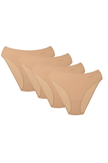 Kom Set de chiloți din 4 piese din bumbac modal Lycra Basic Ten QK1.BK1S.O7CK.SMLP