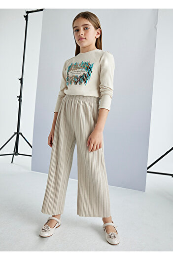 MAYORAL Girls' Trousers with Elastic Waist 7544